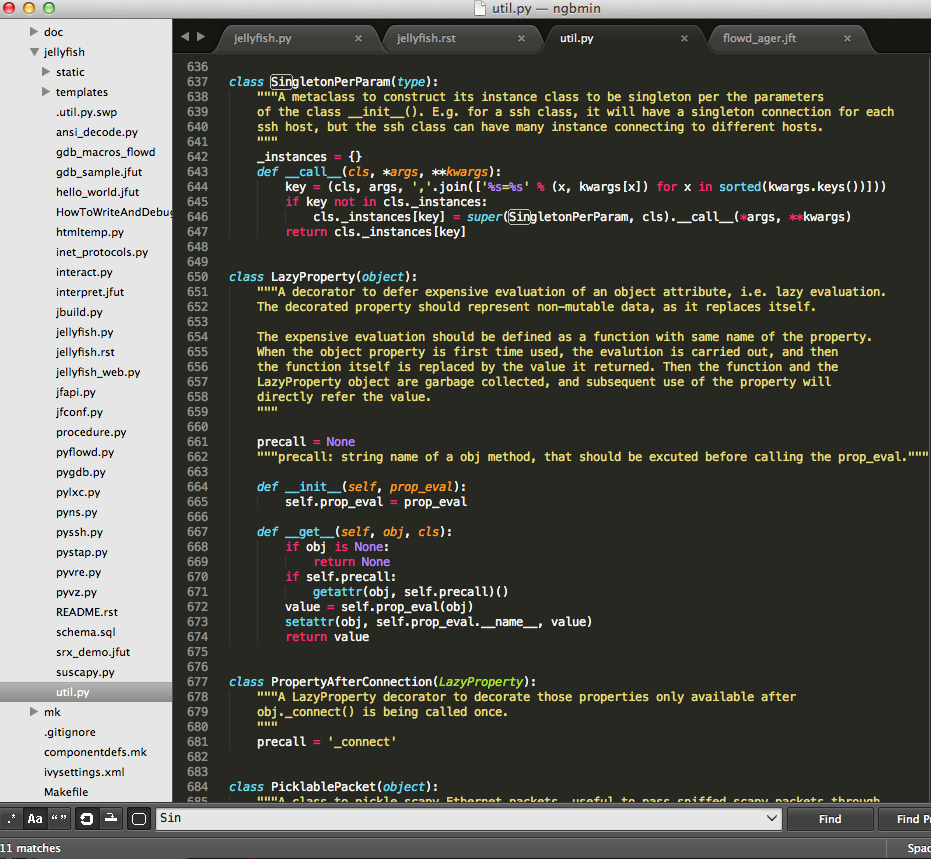 Screen Code Sample